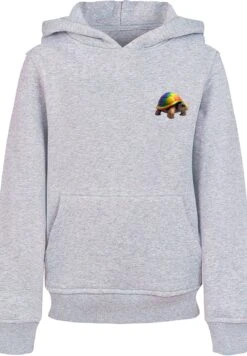 F4NT4STIC Rainbow TurtleUnisex - Hoodie - Heather Grey -F4Nt4Stic 293ebc72c0ff466f9b307feedc7006d1