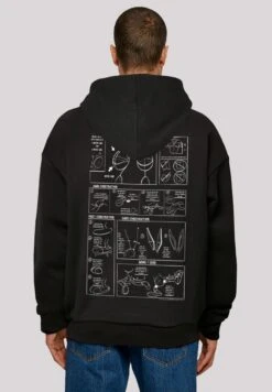 F4NT4STIC Looney Tunes Bugs Bunny Construction - Hoodie - Black