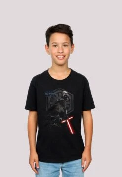 F4NT4STIC Star Wars The Rise Of Skywalker Kylo Ren- T-Shirt Print - Black