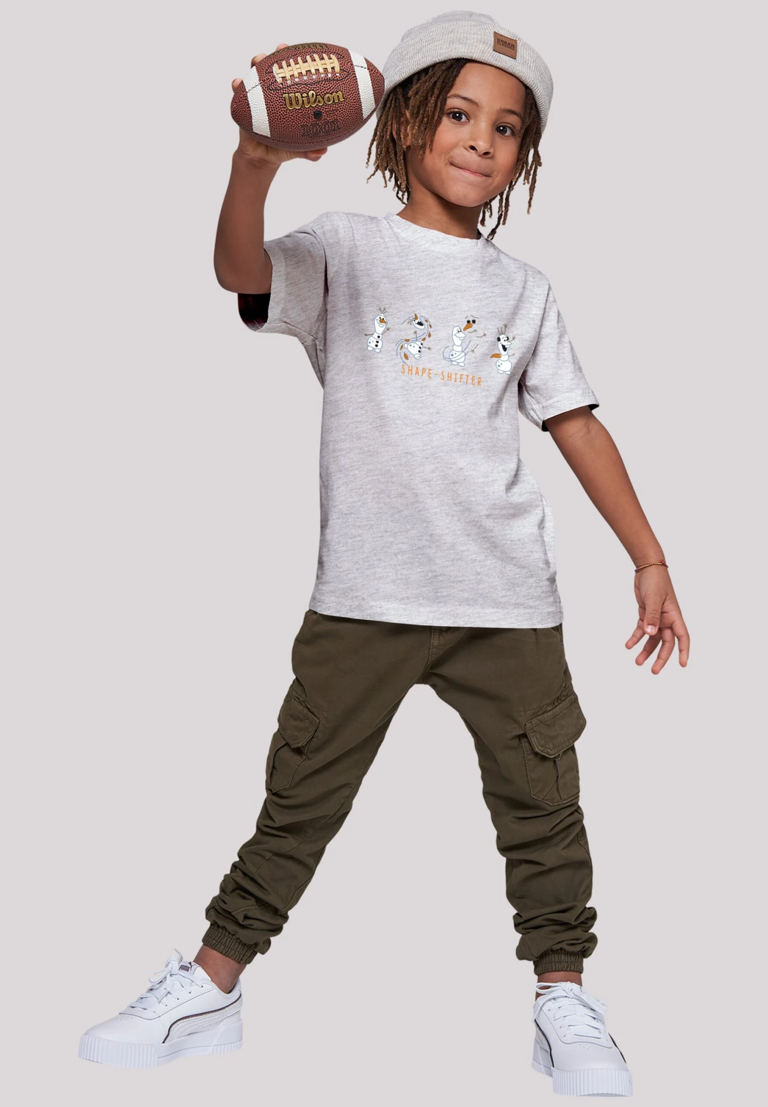 F4NT4STIC Disney Frozen 2 Olaf Shape-Shifter - T-Shirt Print - Heather Grey 3 F4NT4STIC Disney Frozen 2 Olaf Shape-Shifter - T-Shirt Print - Heather Grey