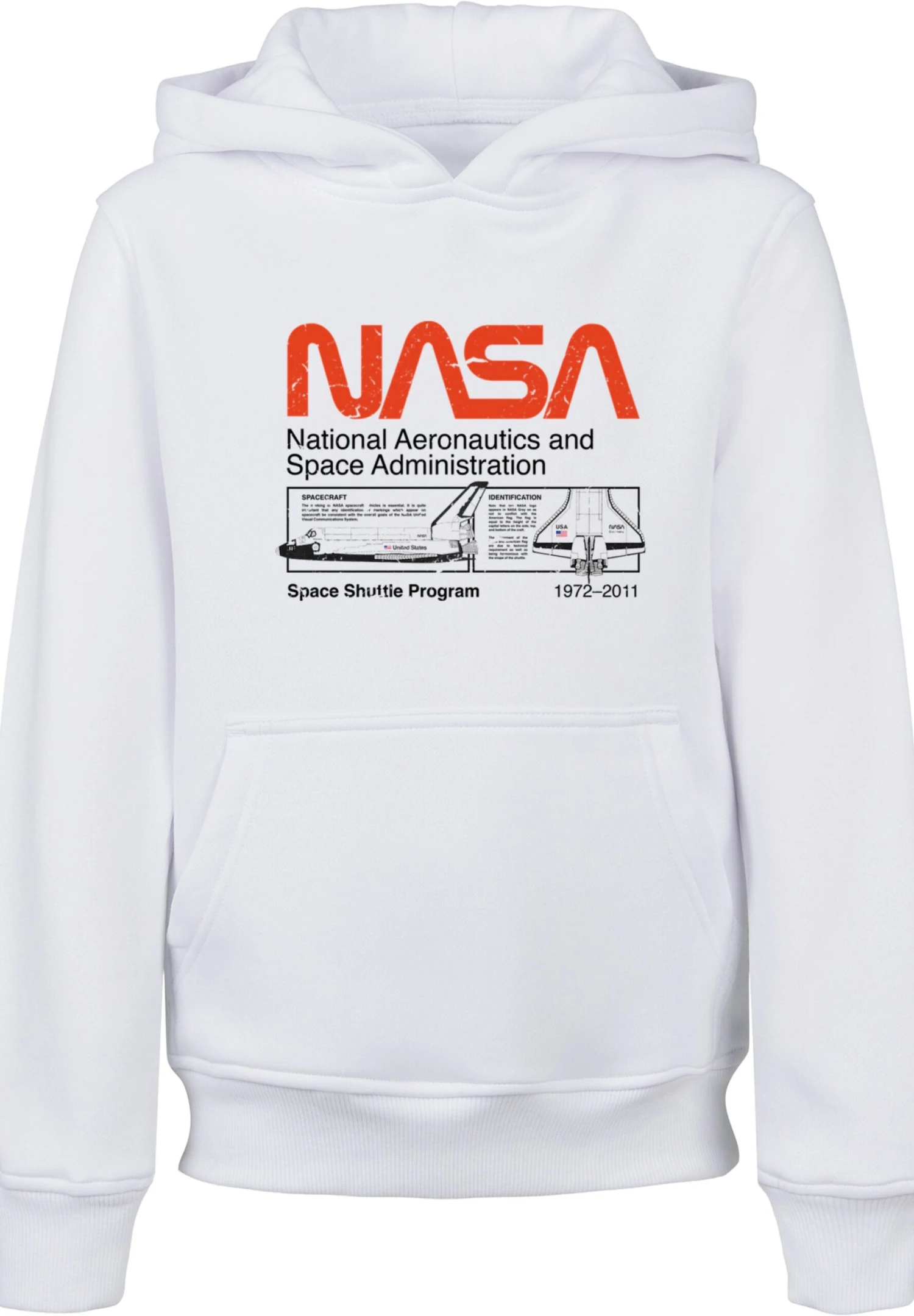 F4NT4STIC Nasa Classic Space Shuttle- Hoodie - White 8 F4NT4STIC Nasa Classic Space Shuttle- Hoodie - White - Afbeelding 6