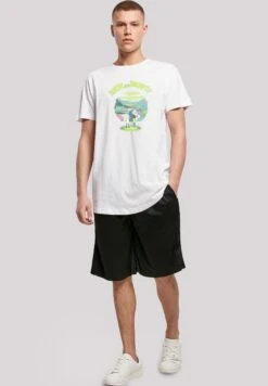 F4NT4STIC Long Cut Rick And Morty - T-Shirt Print - White -F4Nt4Stic 2ae8208402aa47fe9cf86edc5dab083e