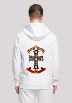 F4NT4STIC Guns N Roses Band Appetite For Destruction - Hoodie - White