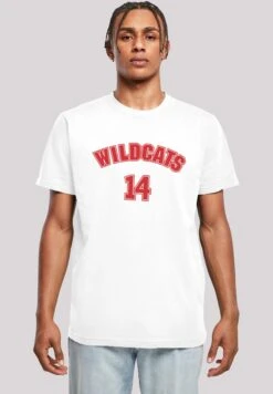 F4NT4STIC Disney High School Musical The Musical Wildcats- T-Shirt Print - White