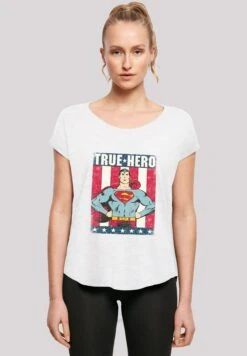 F4NT4STIC Dc Comics Superman - T-Shirt Print - White