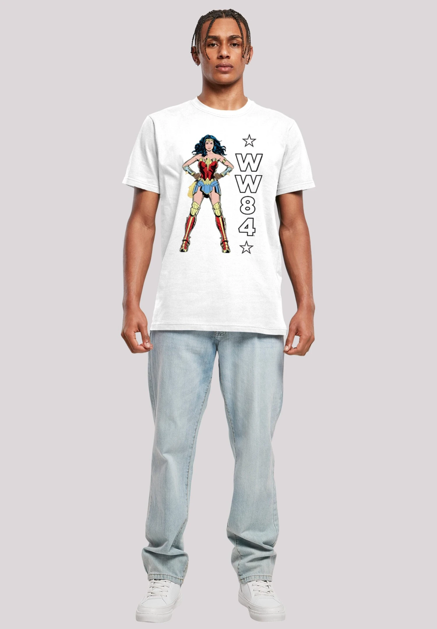 F4NT4STIC Dc ComicsWoman - T-Shirt Print - White 4 F4NT4STIC Dc ComicsWoman - T-Shirt Print - White - Afbeelding 2