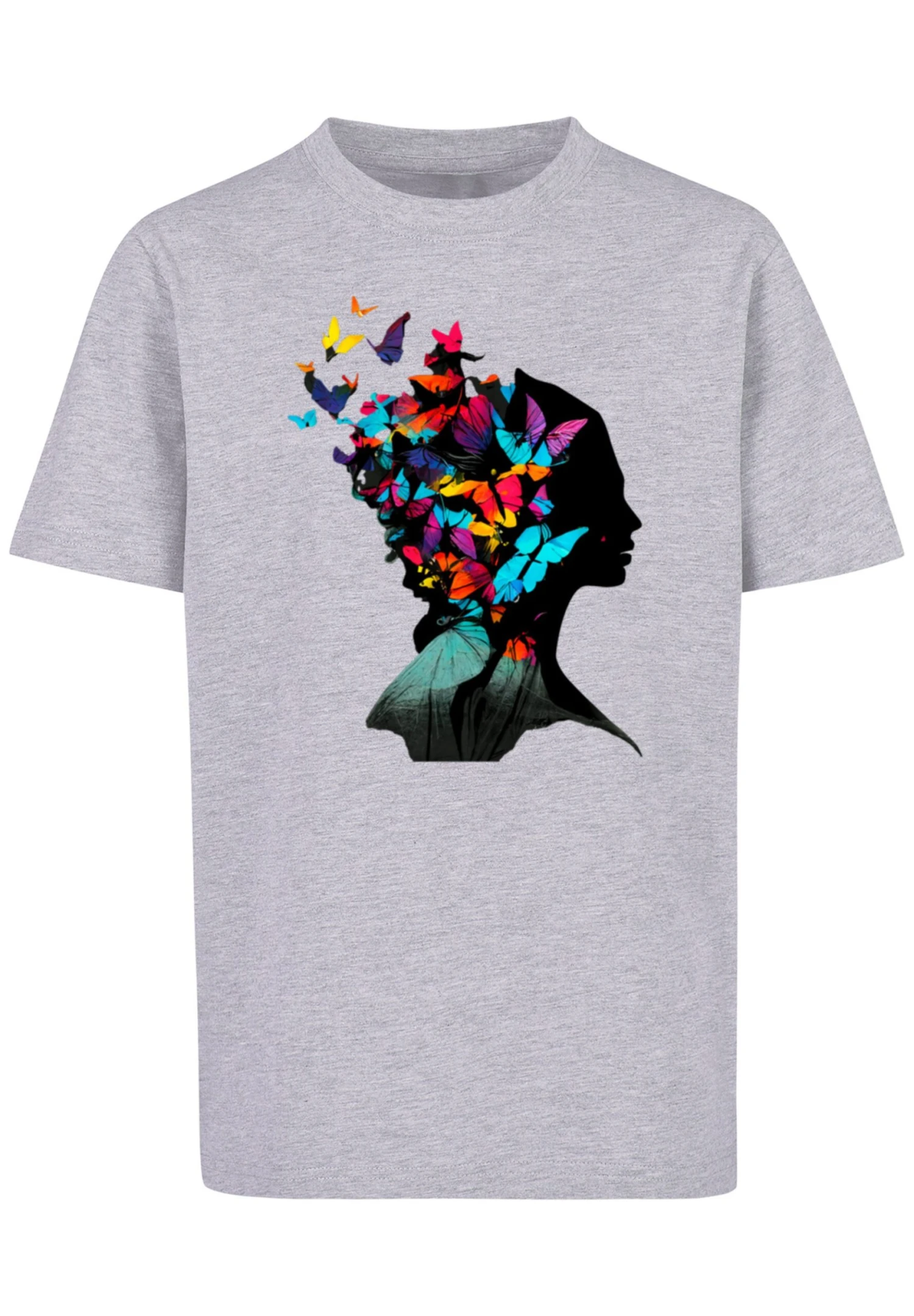 F4NT4STIC Silhouette Tee Unisex - T-Shirt Print - Heather Grey 8 F4NT4STIC Silhouette Tee Unisex - T-Shirt Print - Heather Grey - Afbeelding 6