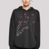 F4NT4STIC Blumen Ranke - Hoodie - Schwarz