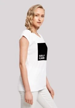F4NT4STIC Self Care Short Sleeve - T-Shirt Print - Weiß -F4Nt4Stic 32d4793d20a14426a1819923e989fc1d