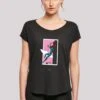 F4NT4STIC Marvel Comics Black Widow Roof Jump - T-Shirt Print - Black -F4Nt4Stic 341d1d37f0254571bbef60ebdb604e13