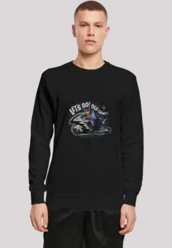 F4NT4STIC Batman Tv Serie Bat Bike Vintage Oldschool Superheld - Sweater - Black
