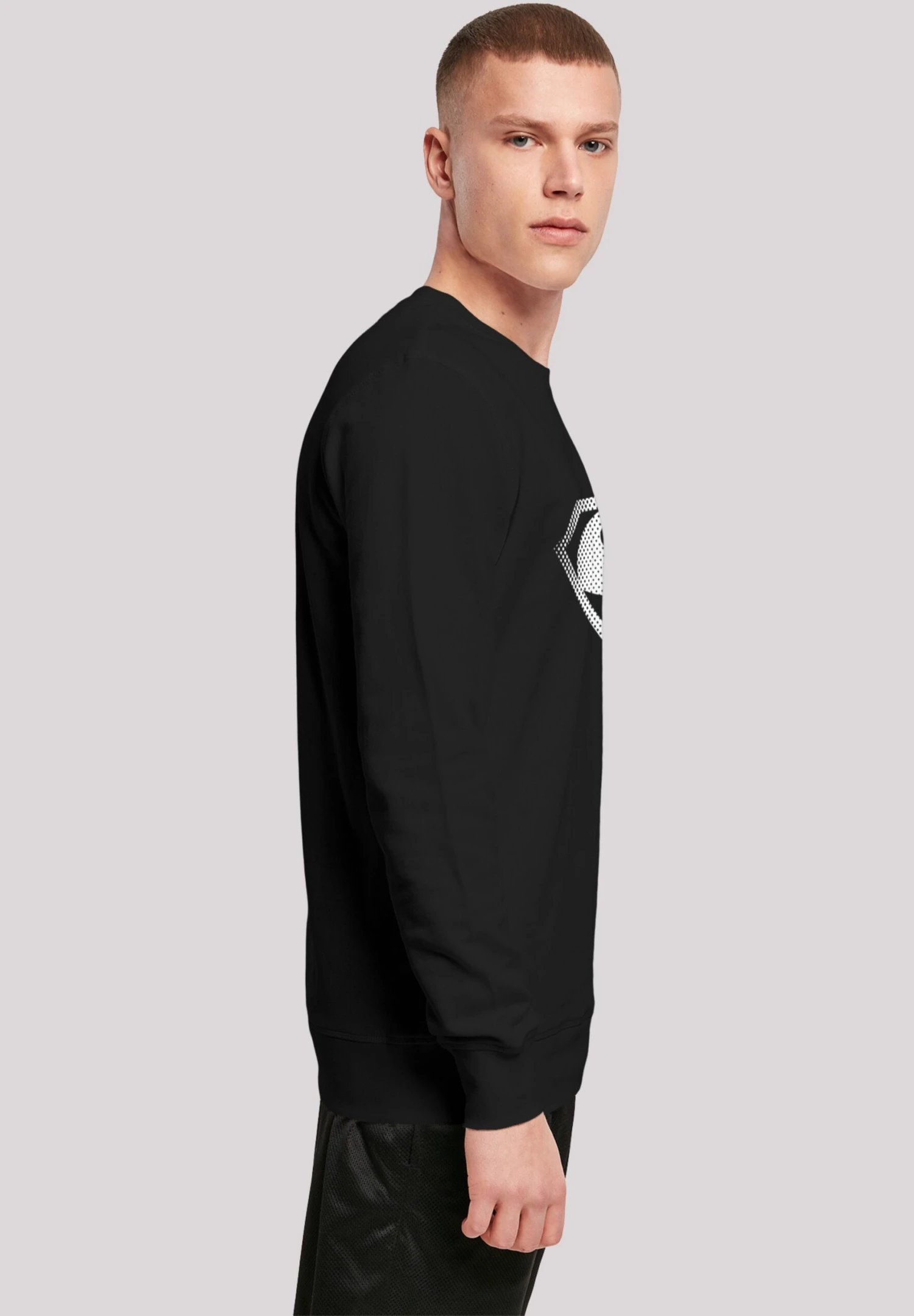 F4NT4STIC Dc Comics Superman Spot Logo - Sweater - Black 7 F4NT4STIC Dc Comics Superman Spot Logo - Sweater - Black - Afbeelding 5