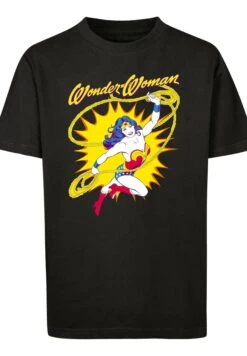 F4NT4STIC Dc Comics Woman Vintage Leap - T-Shirt Print - Black 14 F4NT4STIC Dc Comics Woman Vintage Leap - T-Shirt Print - Black -F4Nt4Stic 37f2f17f56db42f58426444ea886b2f6