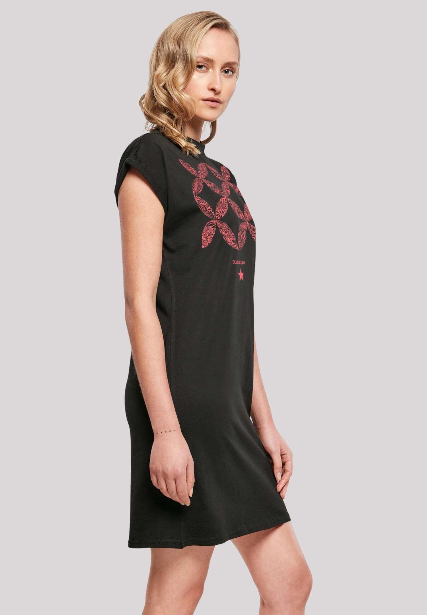 F4NT4STIC Coral- Jerseyjurk - Schwarz 6 F4NT4STIC Coral- Jerseyjurk - Schwarz - Afbeelding 4