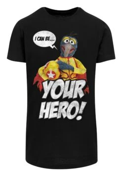 F4NT4STIC Disney Die Muppets Gonzo I Can Be Your Hero - T-Shirt Print - Black 14 F4NT4STIC Disney Die Muppets Gonzo I Can Be Your Hero - T-Shirt Print - Black -F4Nt4Stic 38d8260f98b44803bc92b62c1f83eeb0