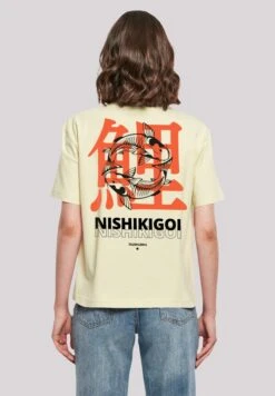 F4NT4STIC Nishikigoi Japan - T-Shirt Print - Softyellow