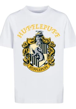 F4NT4STIC Harry Potter Hufflepuff Crest - T-Shirt Print - White -F4Nt4Stic 3a1a0a9d0a8a42b9abd2dc93b96f8489