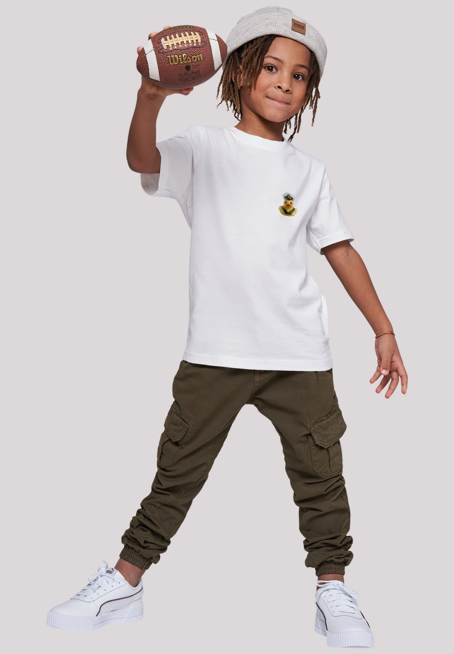 F4NT4STIC Rubber Duck Captain Unisex - T-Shirt Print - Weiß 3 F4NT4STIC Rubber Duck Captain Unisex - T-Shirt Print - Weiß