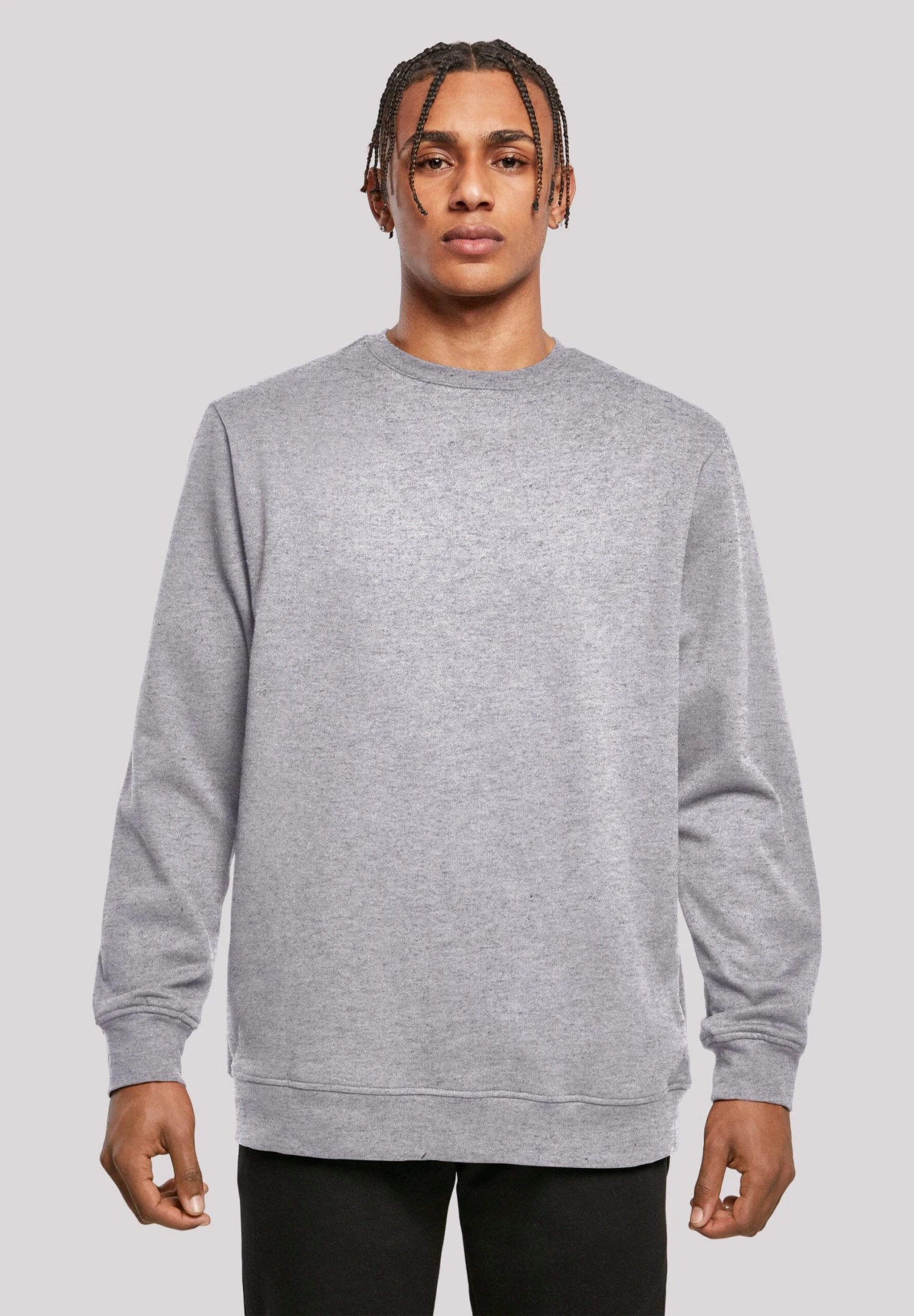 F4NT4STIC New York Crew - Sweater - Heather Grey 5 F4NT4STIC New York Crew - Sweater - Heather Grey - Afbeelding 3