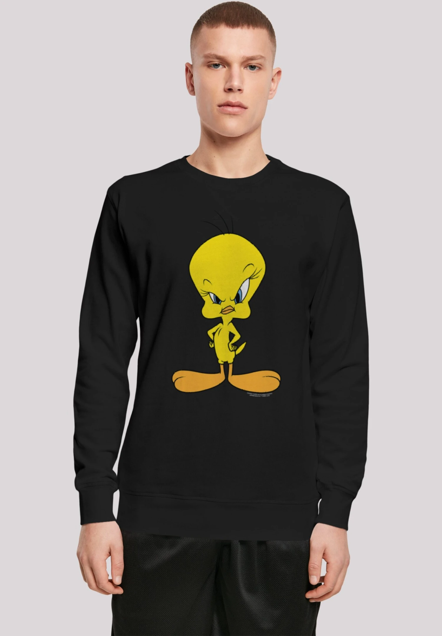 F4NT4STIC Looney Tunes Angry Tweety - Sweater - Black 3 F4NT4STIC Looney Tunes Angry Tweety - Sweater - Black
