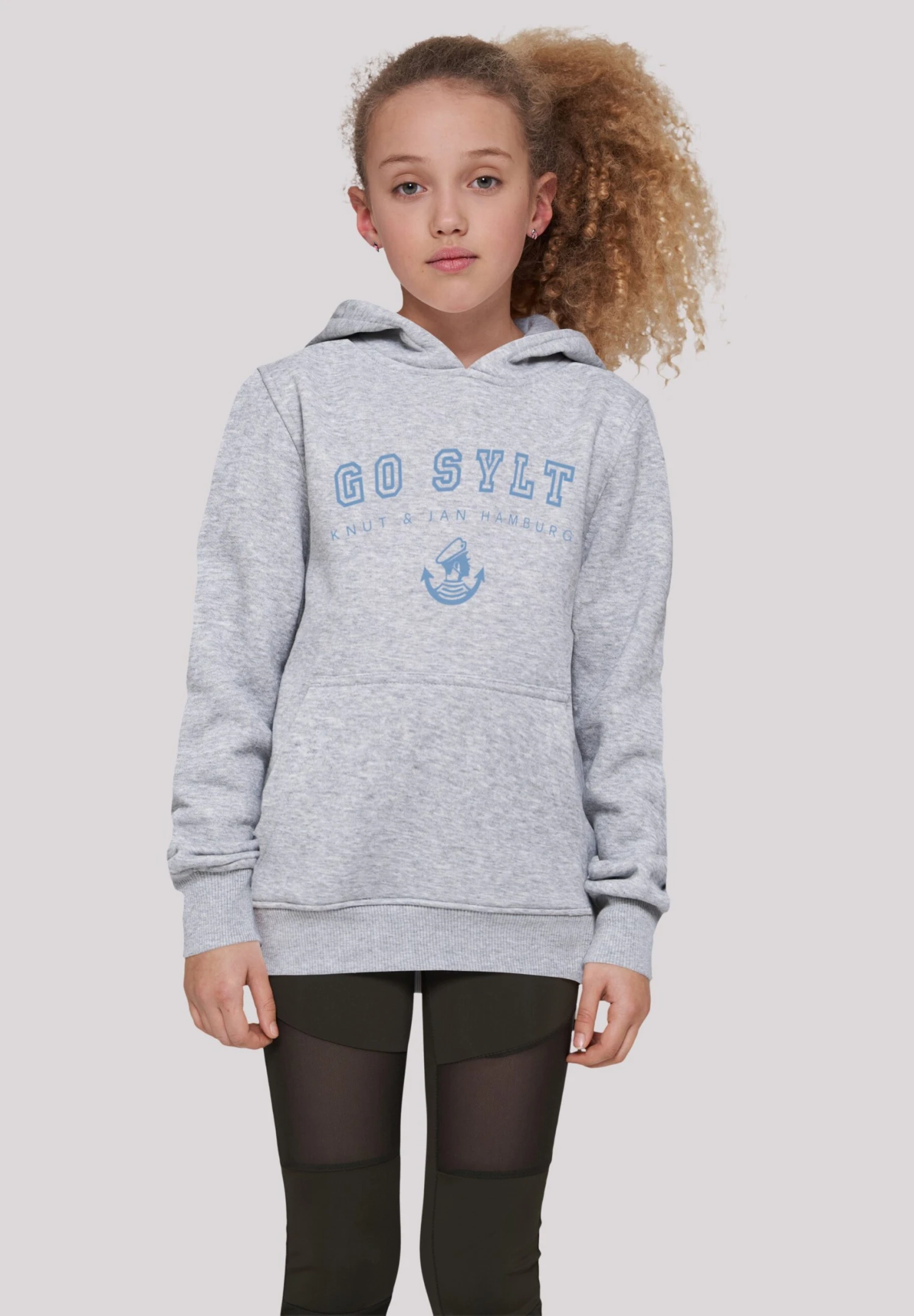 F4NT4STIC Go Sylt Knut & Jan Hamburg - Hoodie - Heather Grey 4 F4NT4STIC Go Sylt Knut & Jan Hamburg - Hoodie - Heather Grey - Afbeelding 2