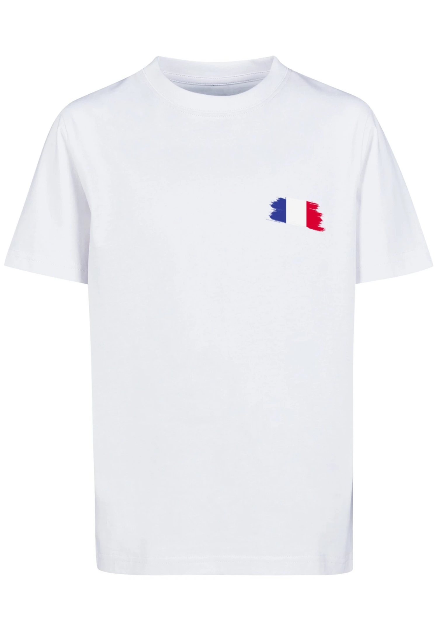 F4NT4STIC France Flagge Fahne - T-Shirt Print - Weiß 8 F4NT4STIC France Flagge Fahne - T-Shirt Print - Weiß - Afbeelding 6