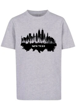 F4NT4STIC Cities CollectionNew York Skyline - T-Shirt Print - Heather Grey -F4Nt4Stic 3df9de45758540bba510c7d07efa1e8e