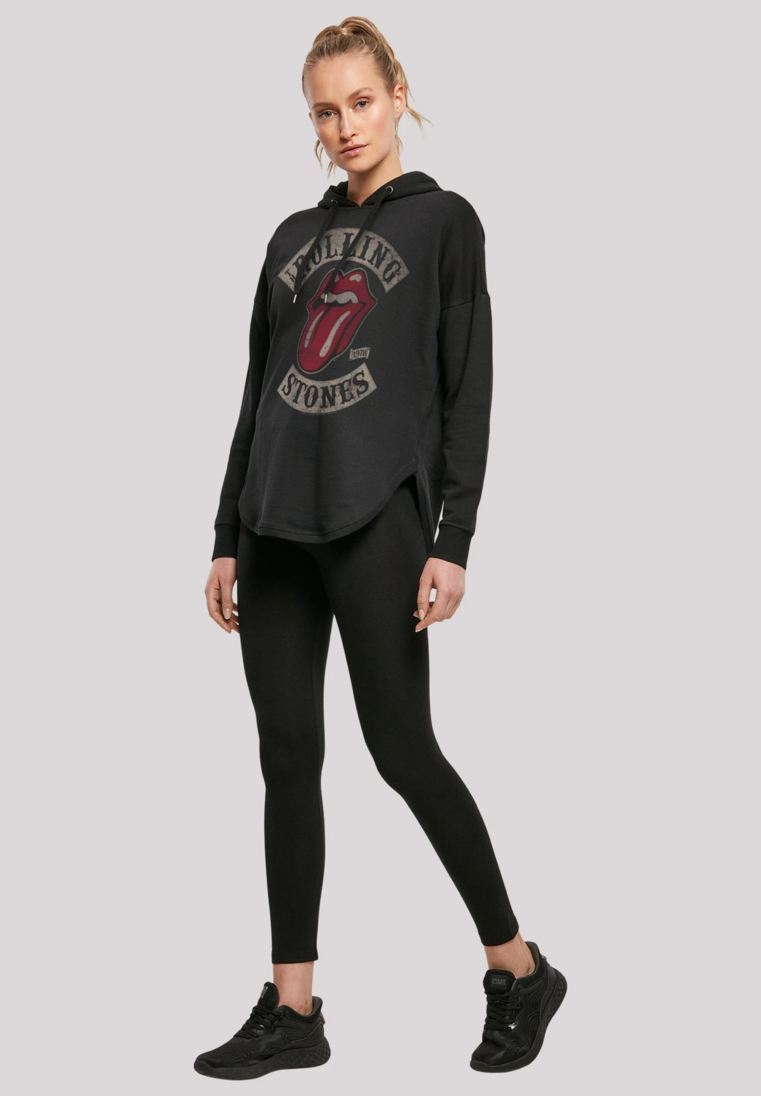 F4NT4STIC The Rolling Stones Rockband Tour '78 - Hoodie - Black 4 F4NT4STIC The Rolling Stones Rockband Tour '78 - Hoodie - Black - Afbeelding 2