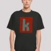 F4NT4STIC The Killers Rock Band K Glow- T-Shirt Print - Black