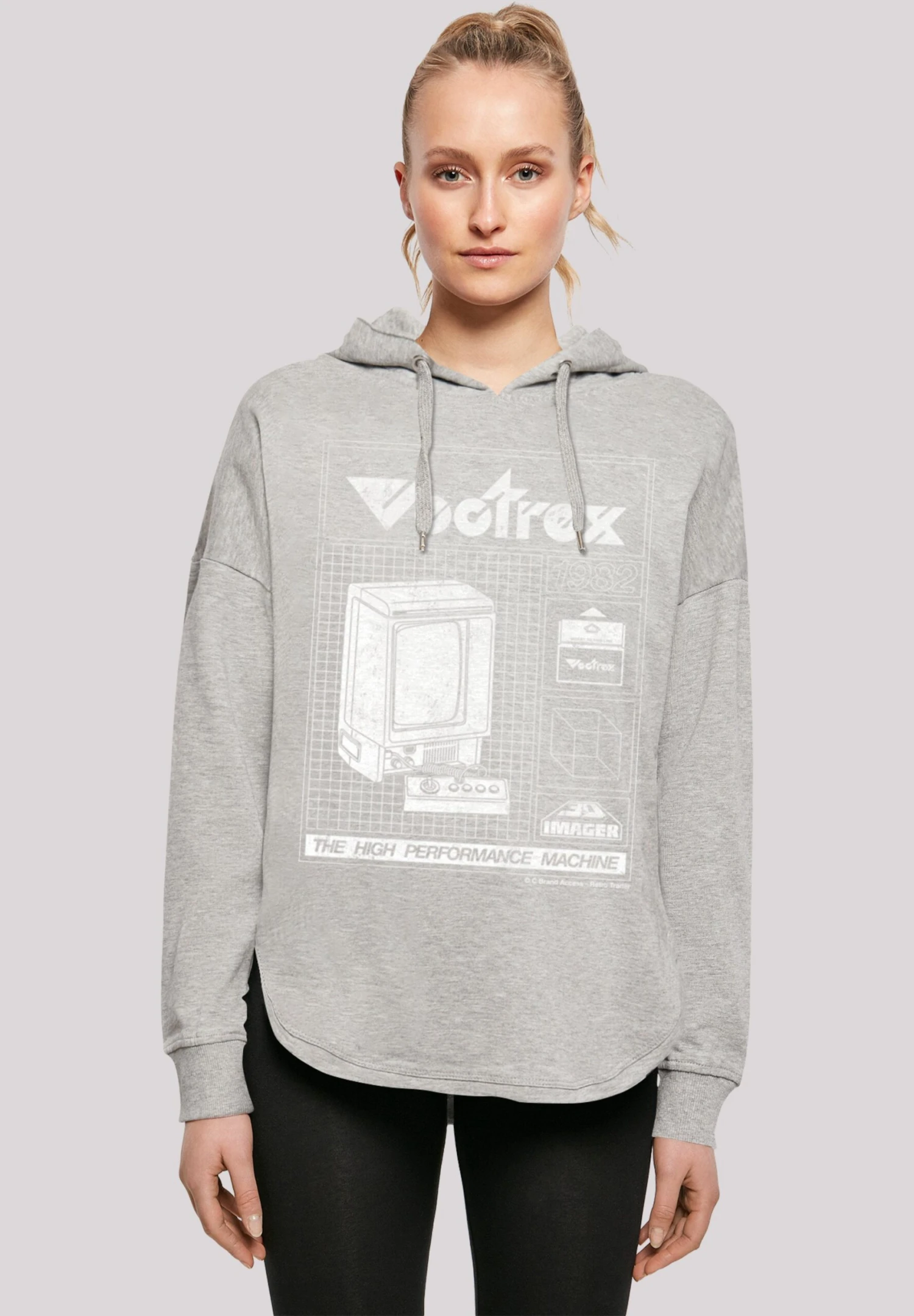 F4NT4STIC Retro Gaming Vectrex 1982 - Hoodie - Grey 3 F4NT4STIC Retro Gaming Vectrex 1982 - Hoodie - Grey