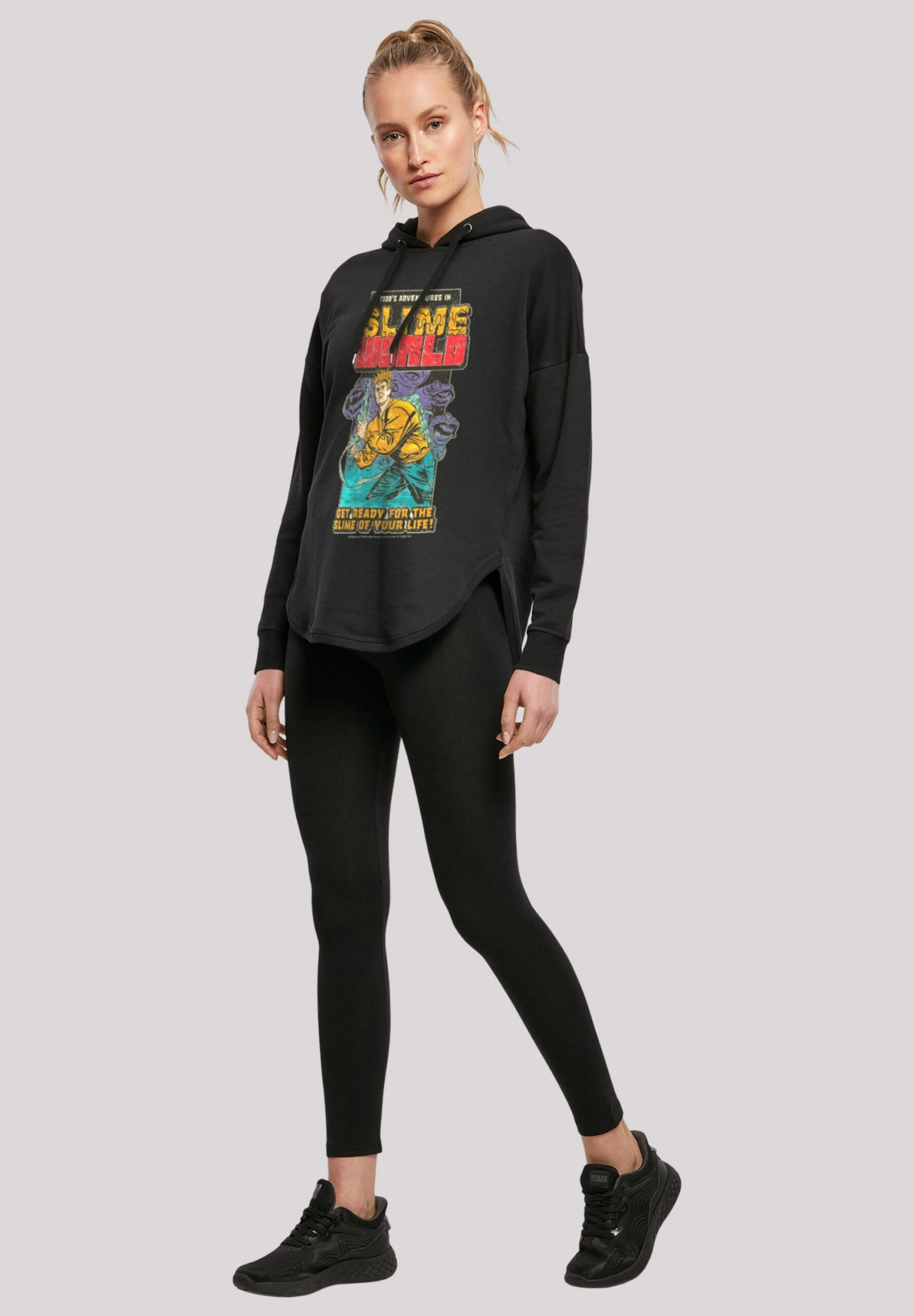 F4NT4STIC Retro Gaming Todd'S Adventures In Slimeworld - Hoodie - Black 4 F4NT4STIC Retro Gaming Todd'S Adventures In Slimeworld - Hoodie - Black - Afbeelding 2