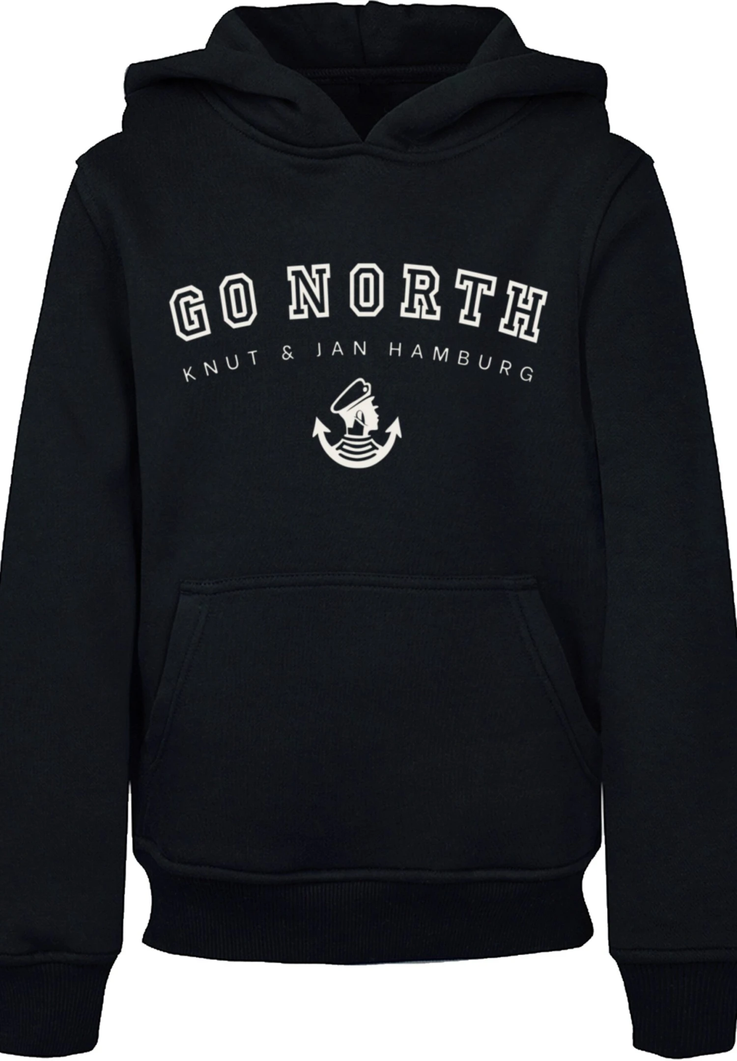 F4NT4STIC Go North Knut Jan Hamburg - Hoodie - Schwarz 8 F4NT4STIC Go North Knut Jan Hamburg - Hoodie - Schwarz - Afbeelding 6