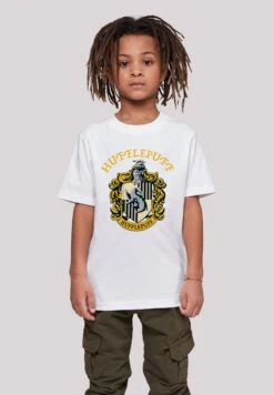 F4NT4STIC Harry Potter Hufflepuff Crest - T-Shirt Print - White -F4Nt4Stic 3feac869a3e245aab06469cf4a77244a