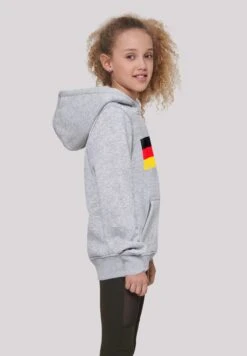 F4NT4STIC Germany Deutschland Flagge Distressed - Hoodie - Heather Grey -F4Nt4Stic 40362dcdd641415d8db0079ccae9585f