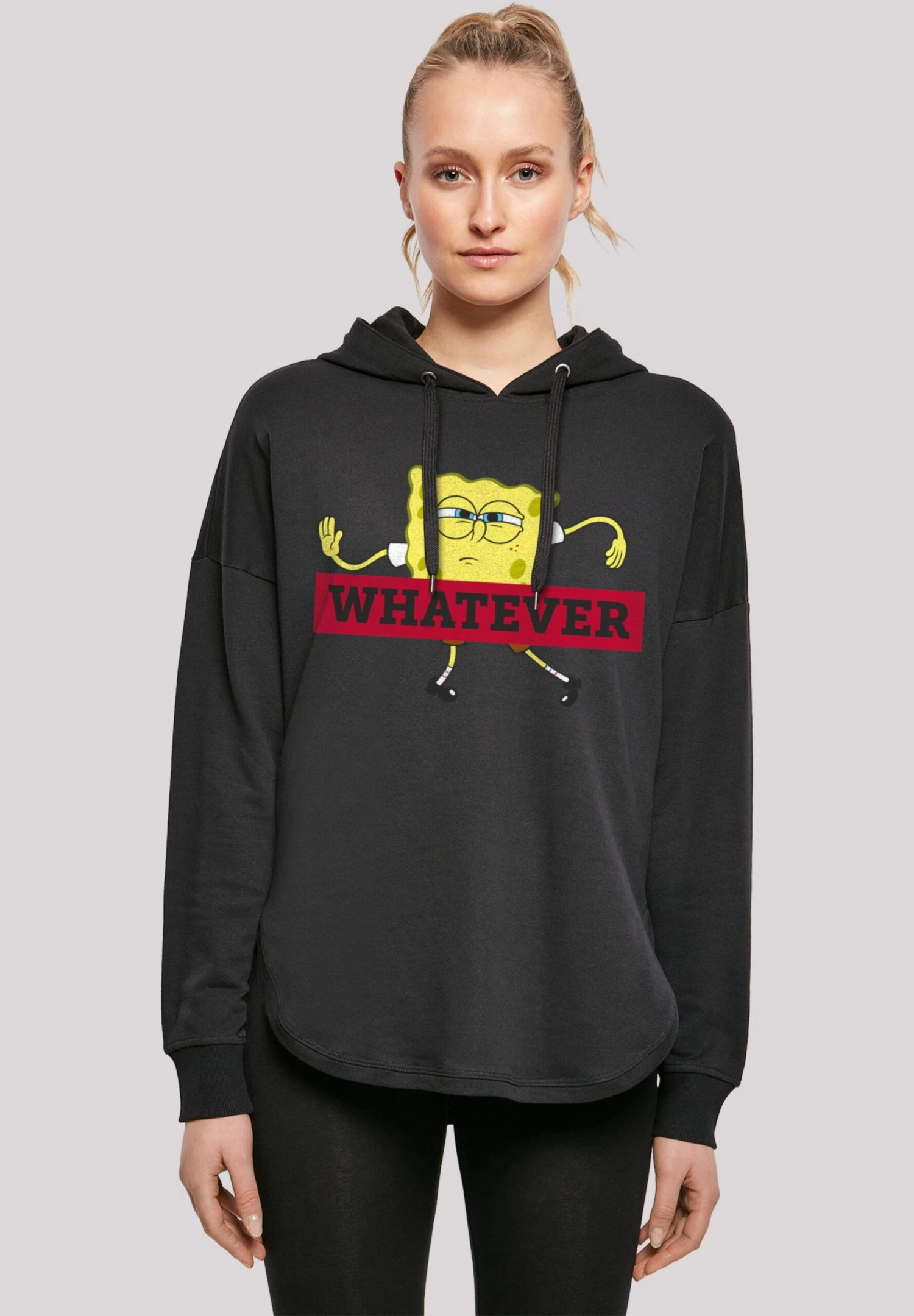 F4NT4STIC Spongebob Schwammkopf Whatever - Hoodie - Black 3 F4NT4STIC Spongebob Schwammkopf Whatever - Hoodie - Black