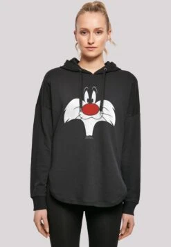 F4NT4STIC Looney Tunes Sylvester Big Face - Hoodie - Black