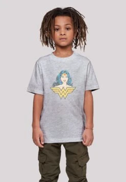 F4NT4STIC Dc Comics SuperheldenGaze - T-Shirt Print - Heather Grey -F4Nt4Stic 4455a405aa204fc3b91003287986d196