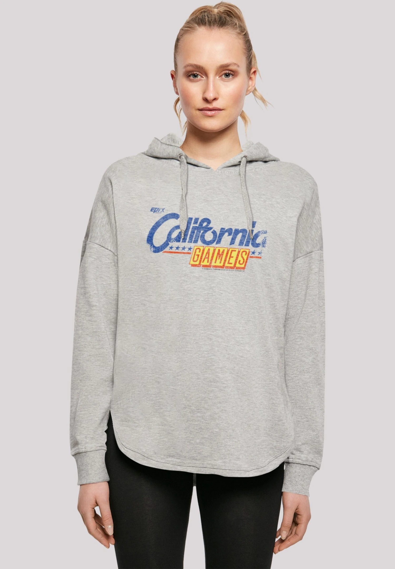 F4NT4STIC Retro Gaming California Games Logo - Hoodie - Grey 3 F4NT4STIC Retro Gaming California Games Logo - Hoodie - Grey
