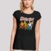 F4NT4STIC Scooby Doo Classic Group - T-Shirt Print - Black -F4Nt4Stic 456f3e969f664ce99c1737986712893a