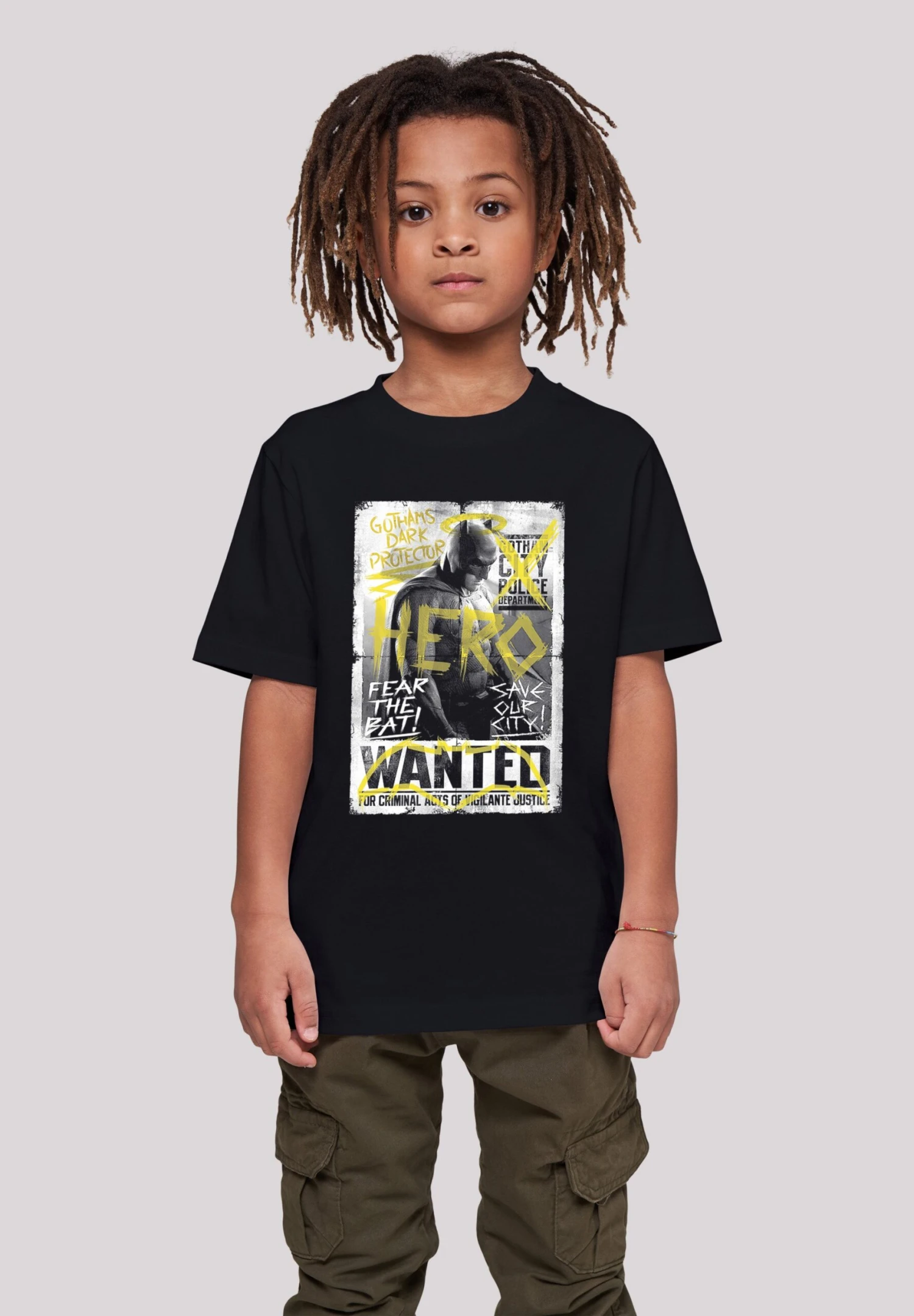 F4NT4STIC Dc Comics Batman Vs Superman Wanted Poster - T-Shirt Print - Black 4 F4NT4STIC Dc Comics Batman Vs Superman Wanted Poster - T-Shirt Print - Black - Afbeelding 2