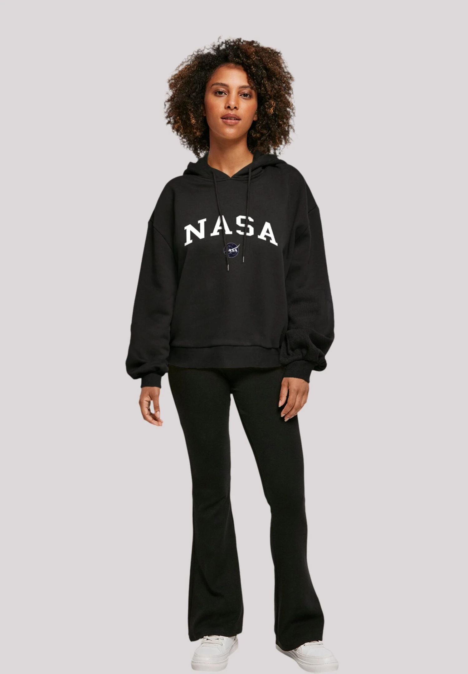 F4NT4STIC Nasa Collegiate LogoOversize - Hoodie - Schwarz 4 F4NT4STIC Nasa Collegiate LogoOversize - Hoodie - Schwarz - Afbeelding 2