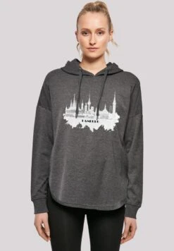 F4NT4STIC Cities Collection - Hamburg Skyline - Hoodie - Charcoal