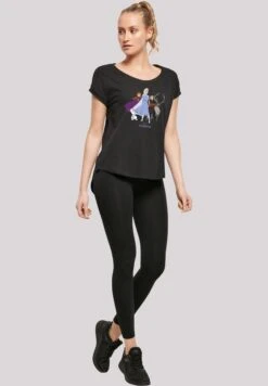F4NT4STIC Long Cut Disney Frozen Gruppe - T-Shirt Print - Black -F4Nt4Stic 4b620b01f40247448ebe42488028bd92