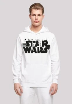 F4NT4STIC Star Wars Minimalist Logo - Hoodie - White