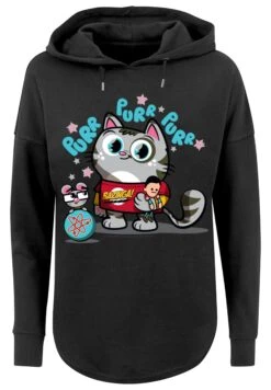 F4NT4STIC Big Bang Theory Bazinga Kitty Katze - Hoodie - Black -F4Nt4Stic 4d9140668ad442e6913e26a36716c4a2