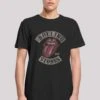 F4NT4STIC The Rolling Stones Rockband Tour- T-Shirt Print - Black
