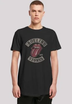 F4NT4STIC The Rolling Stones Rockband Tour- T-Shirt Print - Black