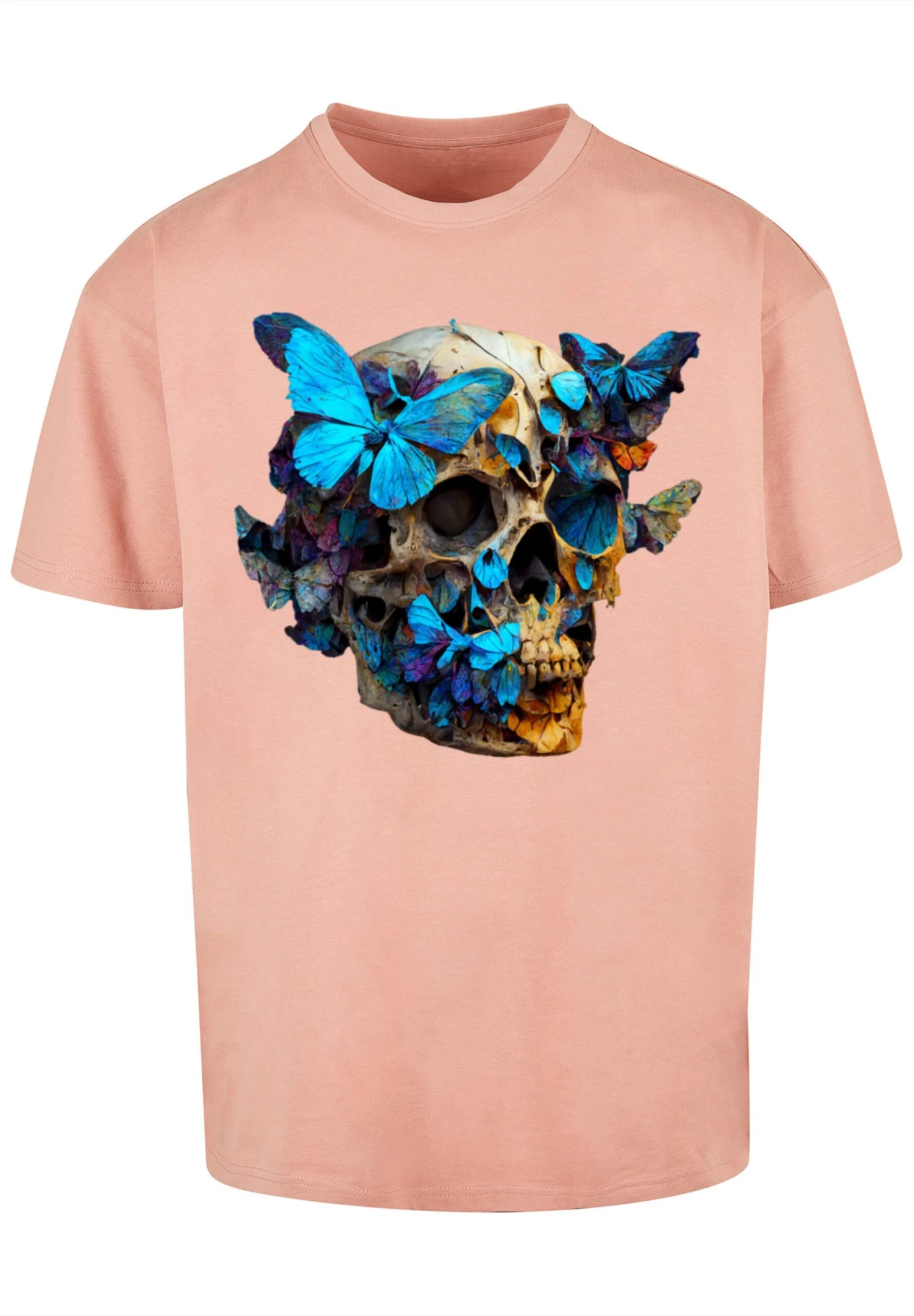 F4NT4STIC Skull Oversize Tee - T-Shirt Print - Amber 8 F4NT4STIC Skull Oversize Tee - T-Shirt Print - Amber - Afbeelding 6