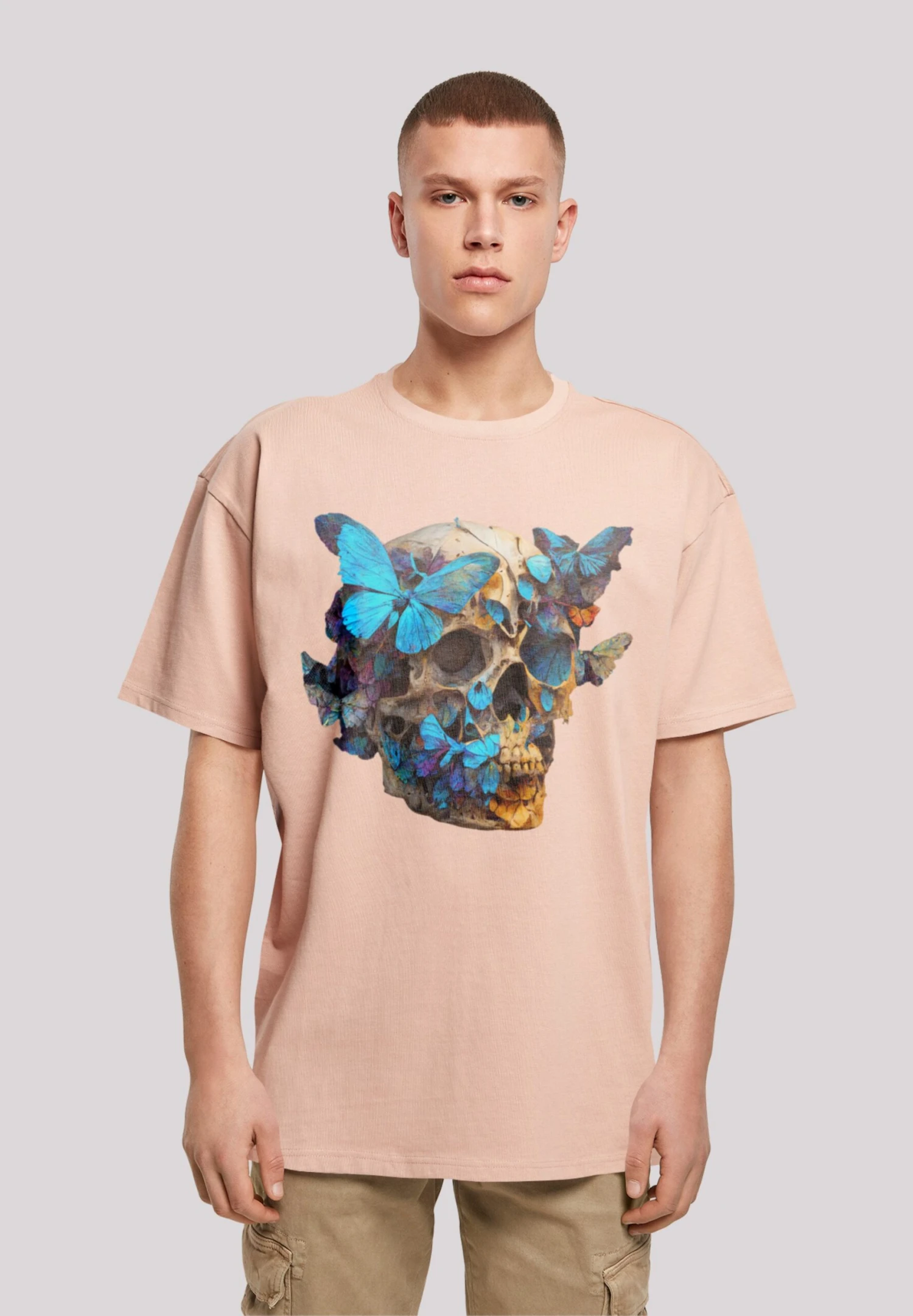F4NT4STIC Skull Oversize Tee - T-Shirt Print - Amber 3 F4NT4STIC Skull Oversize Tee - T-Shirt Print - Amber