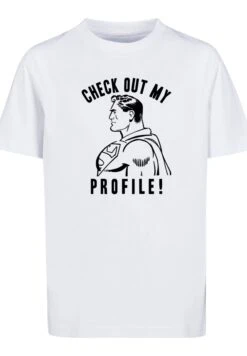 F4NT4STIC Dc Comics Superman Check Out My Profile - T-Shirt Print - White -F4Nt4Stic 4f2b5ef8173e461fbb438bcae9e669f9